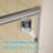 46"-48" W x 72" H Framed Double Sliding Shower Door in Brushed Nickel with Clear Tempered Glass, Dual Handles-133996908-131304172