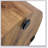 The cylindrical table with its patterned design can be easily integrated