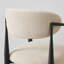 Tabouret de bar 25,5 po avec accoudoirs en chenille 25,5 po-1935642699