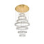 Lustre unique à 7 lumières à DEL avec accents en cristal Steveson-1910884329-1975565915
