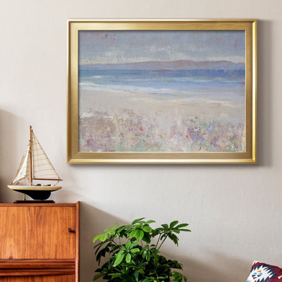 «Beach Textures I», reproduction encadrée de qualité supérieure - prête à être accrochée