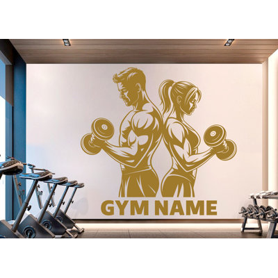 Adhésif décoratif Couple gymnase