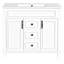 Meuble-lavabo 36 po avec lavabo et armoire à miroir - Rangement pratique 2 tiroirs à fermeture en douceur-1142588568-1142588570