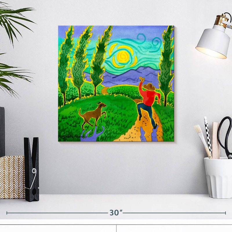 Leisha Oh Happy Day, 16" H x 16" W