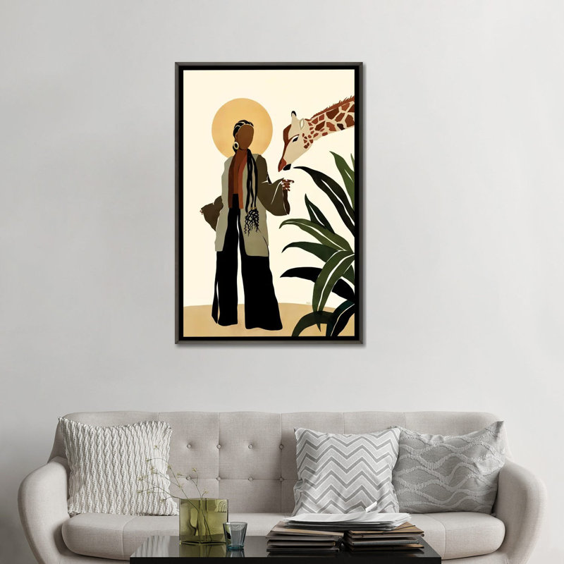 Ari par Brie Nicole-impression d’art graphique, Pas de tapis, H 48 po x l 32 po x P 1,5 po