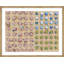 Aerial View Of Sunshades Standing In The Sand Giclee Print by Getty Images-835363230-835363229