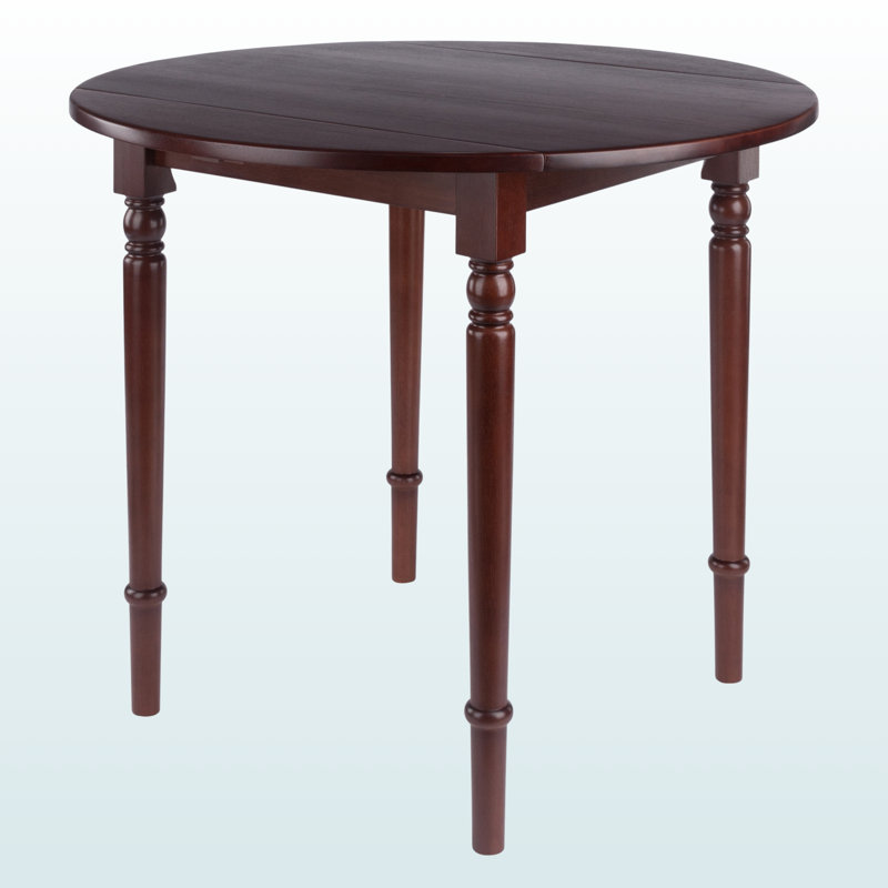 Skyler and Double Drop Leaf Dining Table, Walnut, Walnut