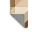 Tapis de couleur unie moderne lavable à la machine en brun - beige-1574272307