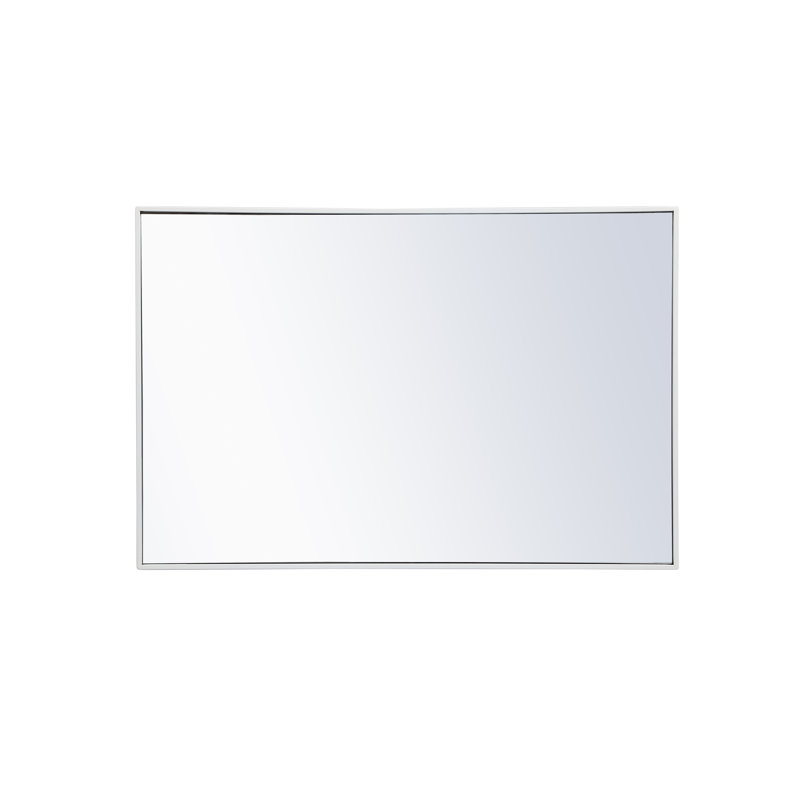 Miroir mural Sabine, 42 po x 28 po, Argent