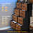 Bunk Bed Twin Over Twin Size With 8 Storage Drawers, Led Lights And Storage Shelves, Metal Loft Bed-872084202