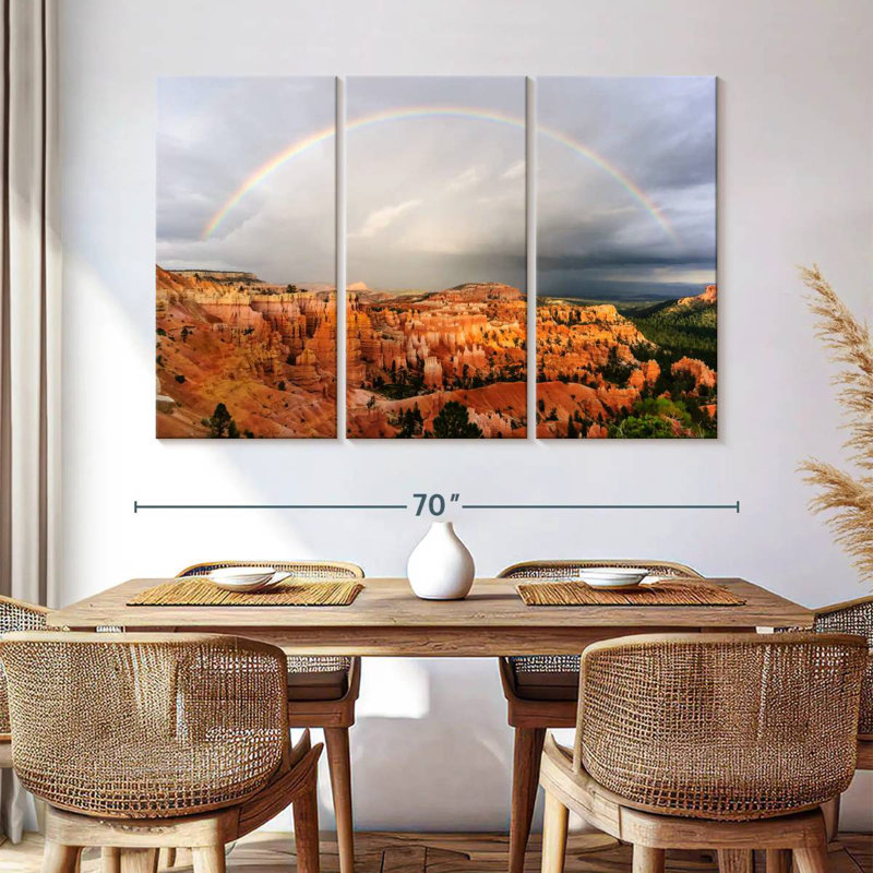 Alvord Rainbow Over Bryce Canyon, H 42 po x l 65 po