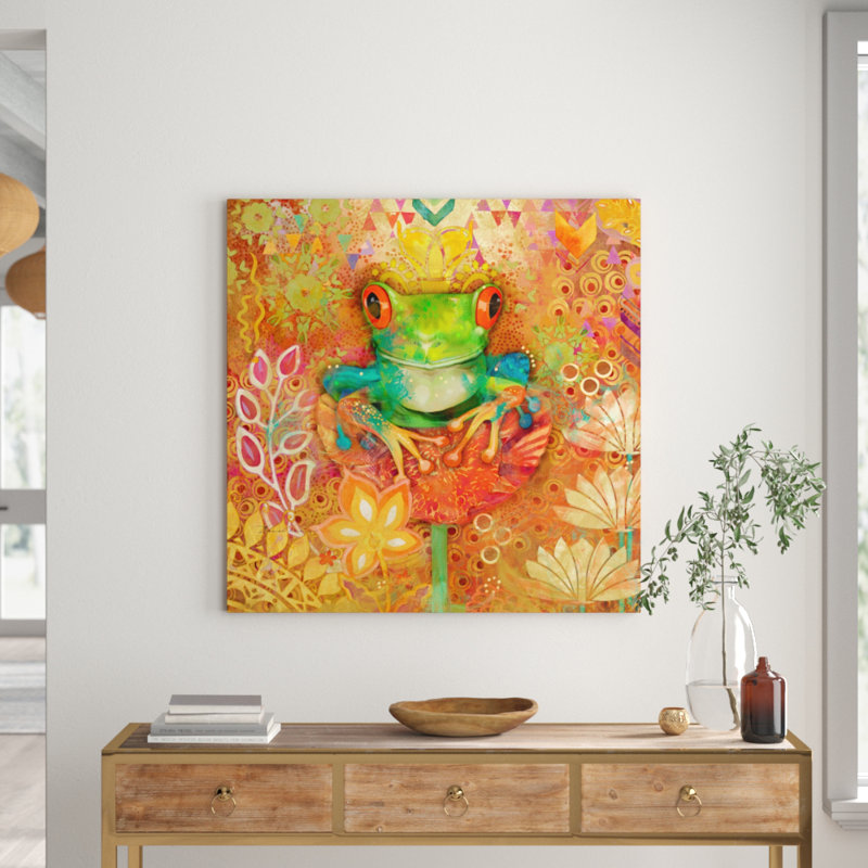 Evelia - Wrapped Canvas Painting, 101cm H x 101cm W x 3.81cm D