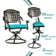 6 - Person Metal Patio Dining Set with Rectangular Table , Cushions Included