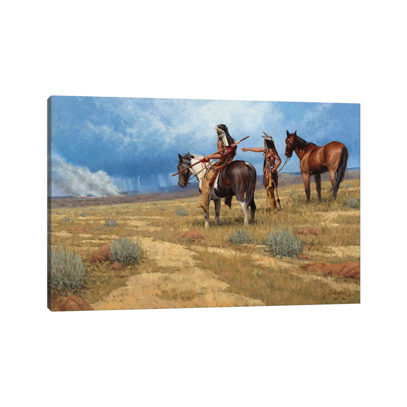 " Renewal " by Joe Velazquez Painting Print, 40" H x 60" W x 1.5" D