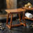 Lark Manor™ Hanoi Shower and Spa Stool in Solid Teak Wood, 19x14x17h