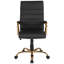 Chaise de bureau ergonomique pivotante à haut dossier - Basics by Wayfair ™-44017395-122619324