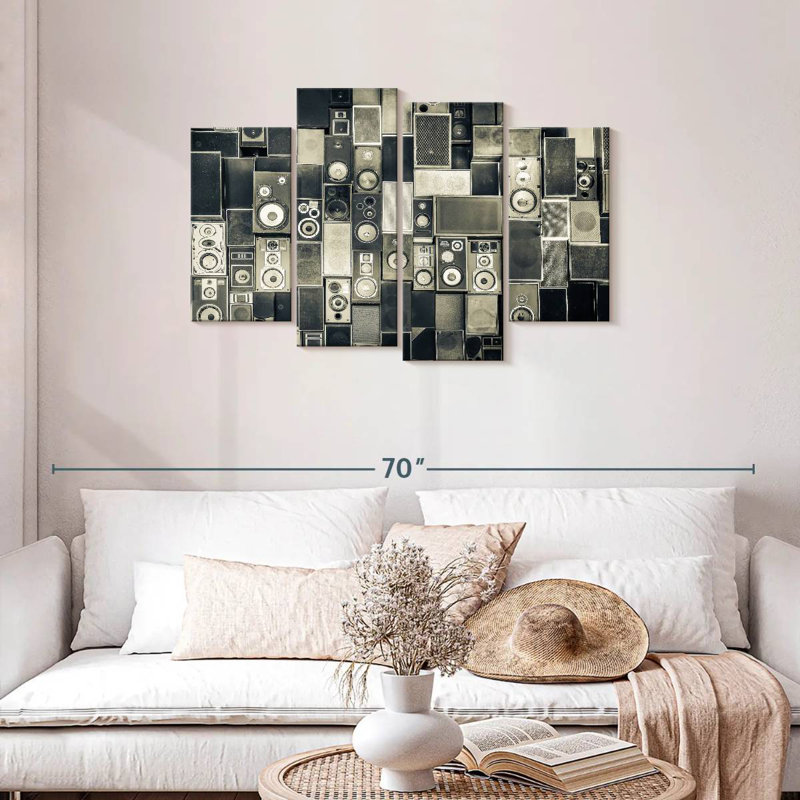 Abarca Mosaic Of Speakers, 27" H x 43" W