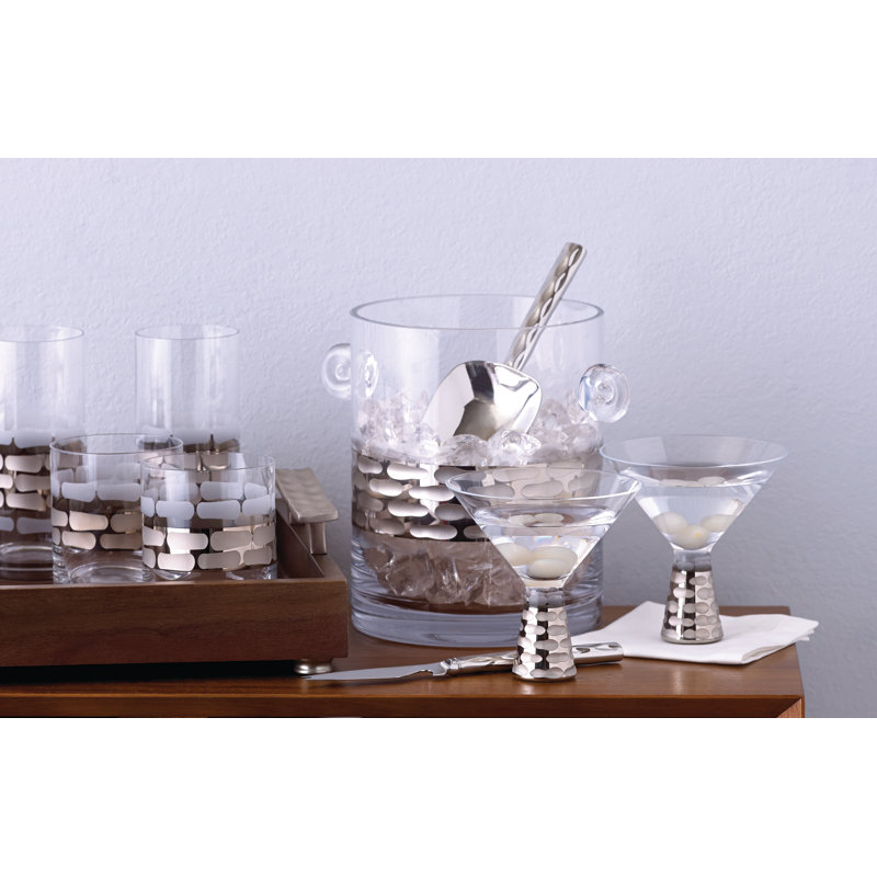 Truro Martini Glass, Platinum