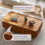Table basse moderne 55,5 "avec rangement caché