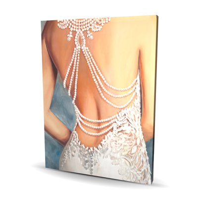Wedding Dress Bedroom Fashion Canvas | Home Decor Art