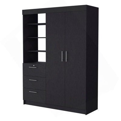 Armoire 3 tiroirs Wenge