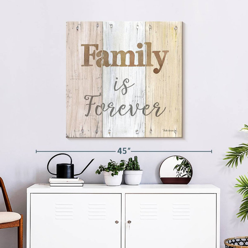 Plaque murale Kema Farmhouse Family Forever
