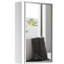 Armoire de salle de bain à miroir, armoire à pharmacie verticale en acier inoxydable de 16 po x 24 po, organisateur de rangement mural avec porte simple?