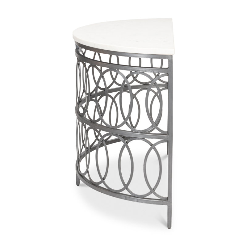 Olympia 41'' W Marble Console Table