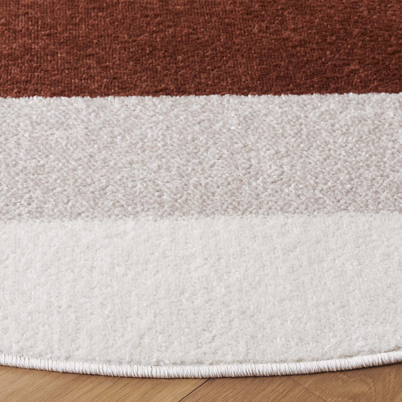 Tyki Geometric Shapes Rug, Round 6'7"