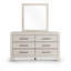 Ensemble de commode et miroir 2 pièces Mittal