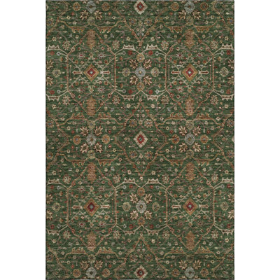 Premium Machine Washable Ducote AMF1130 Global Rug