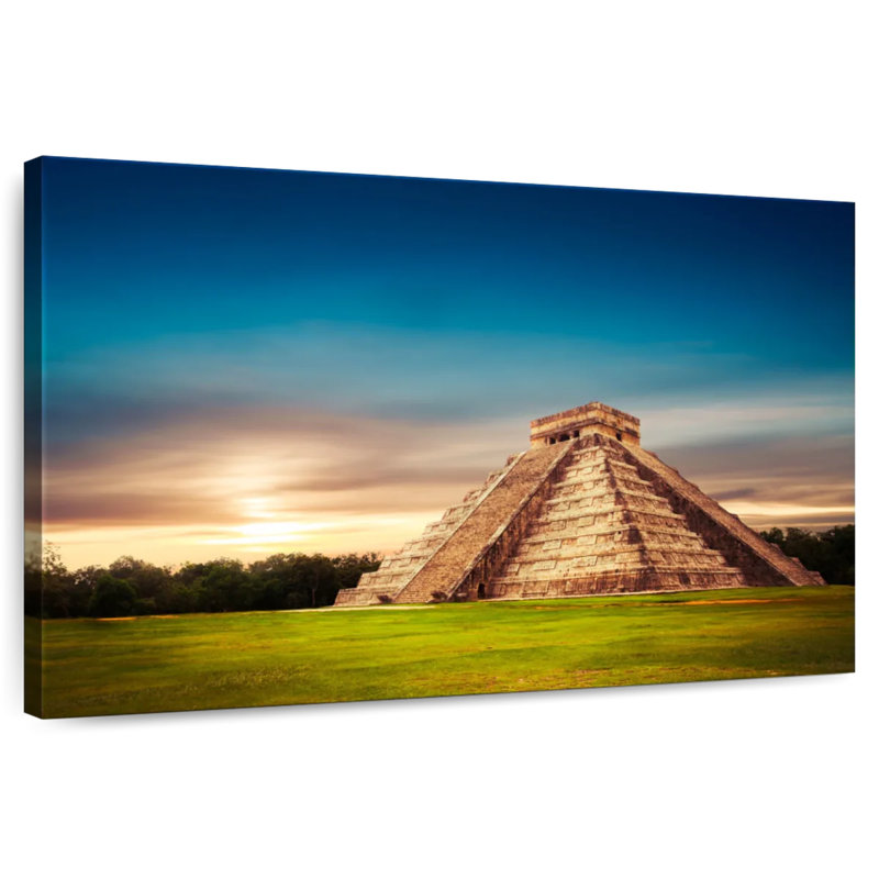 Adella Chichen Itza Pyramid, 8" H x 12" W