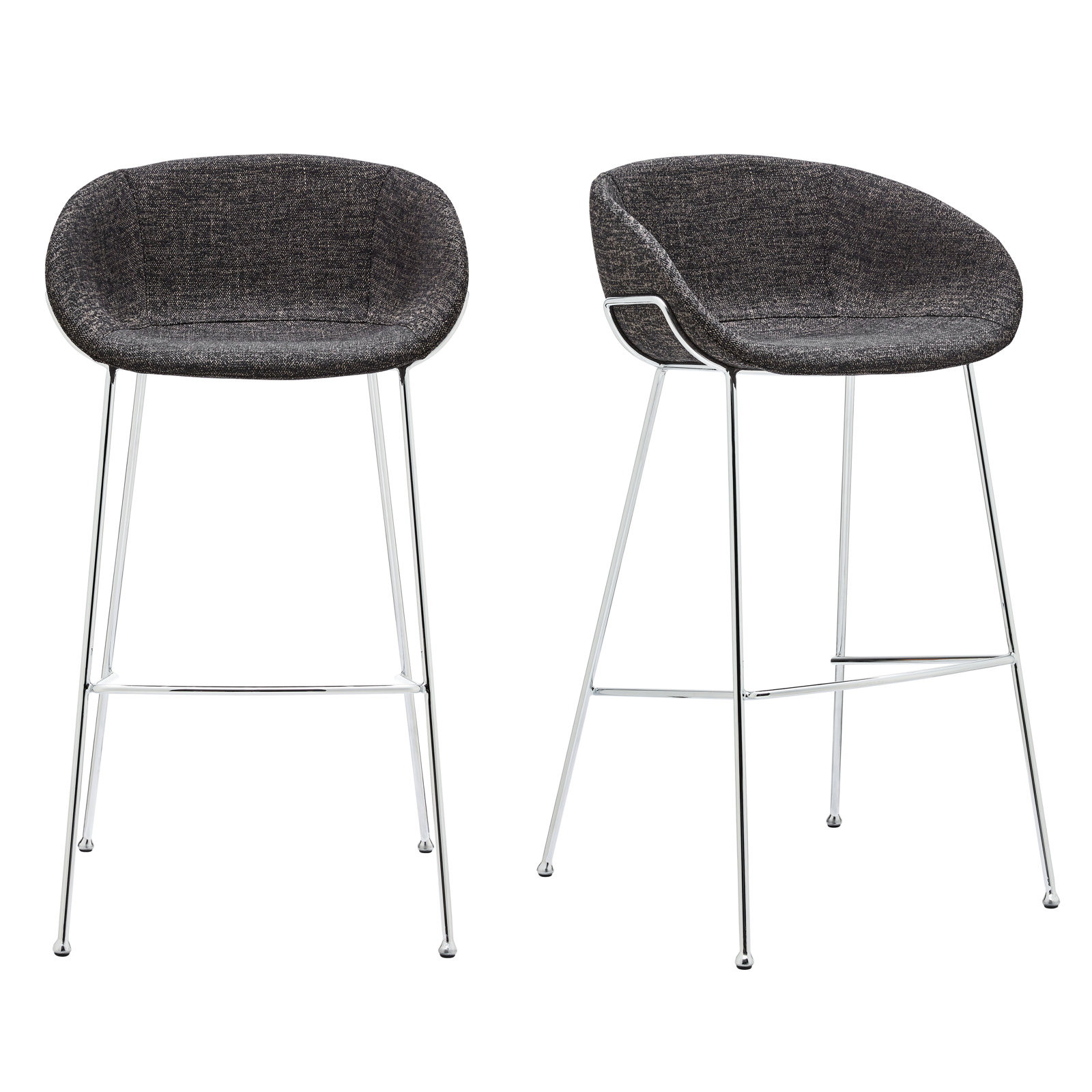 Ardea Counter & Bar Stool, Bar Stool (29.93" Seat Height), Black