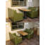 Banc rembourré en similicuir American American Cafe