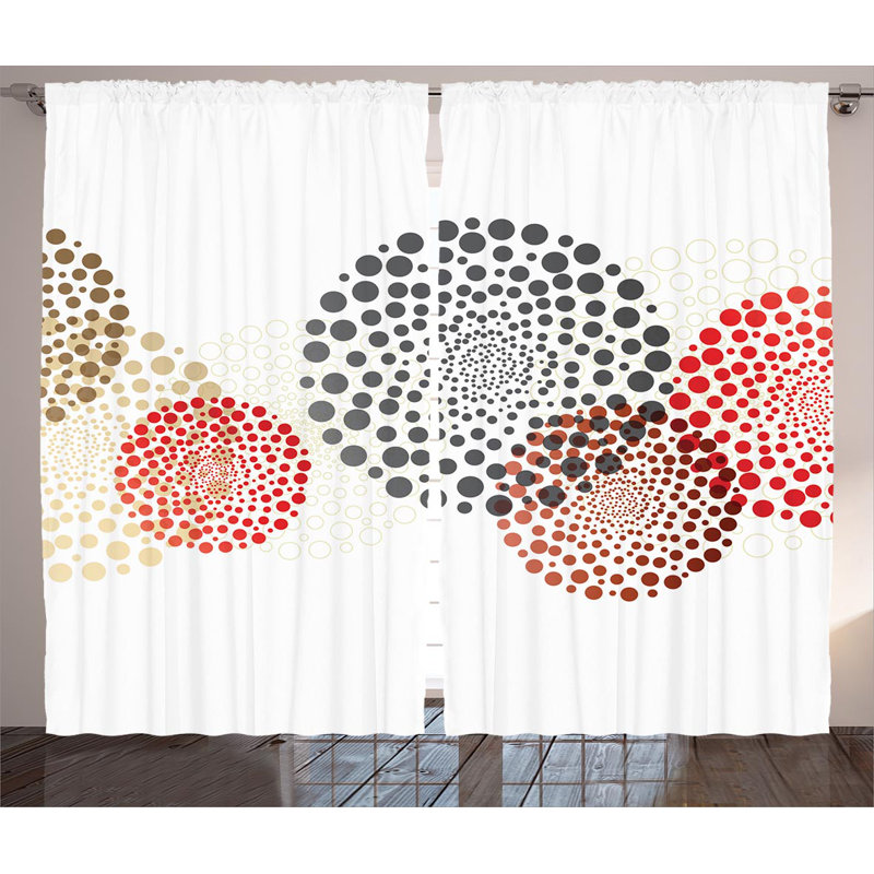 Sunbury Semi Sheer Curtain Pair, 54" W x 90" L