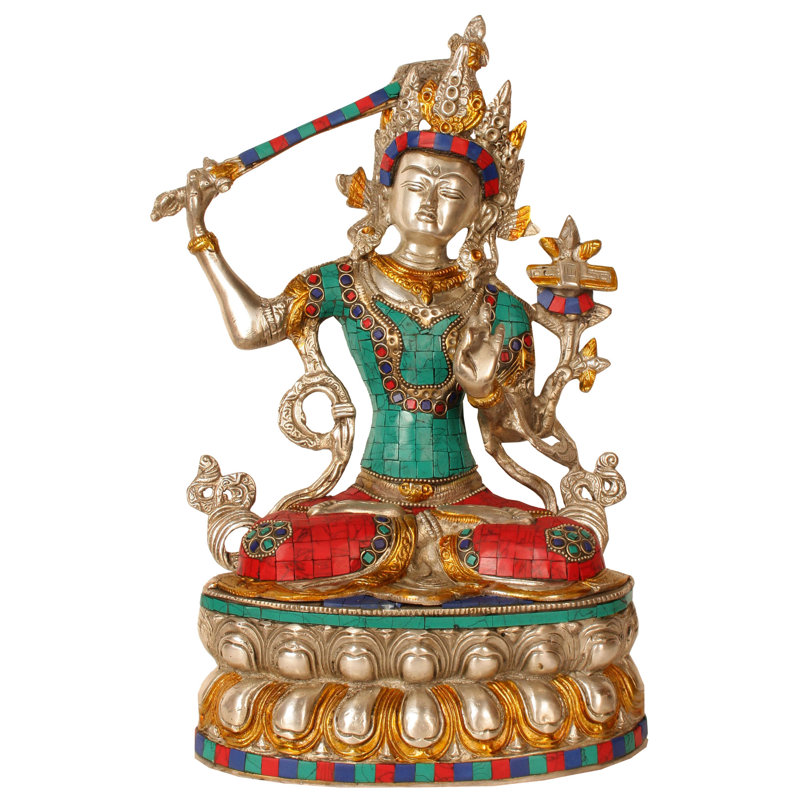 (Divinité bouddhiste tibétaine) Manjushri - Bodhisattva de la sagesse transcendante