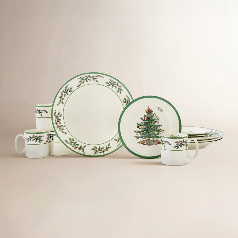 Ensemble d'arbre de Noël 12 pièces Spode
