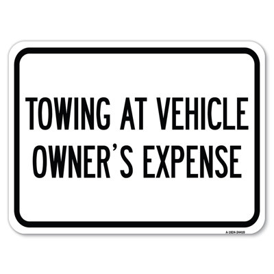 Towing At Vehicle Owner's Expense/24410