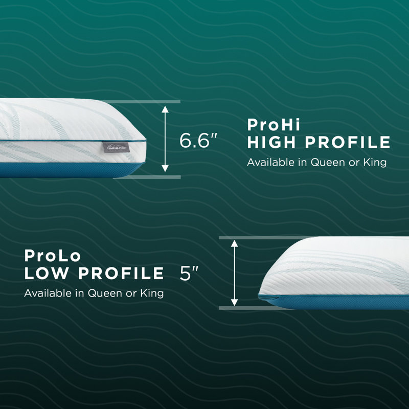 Adapt® ProLo Memory Foam Medium Pillow, Queen
