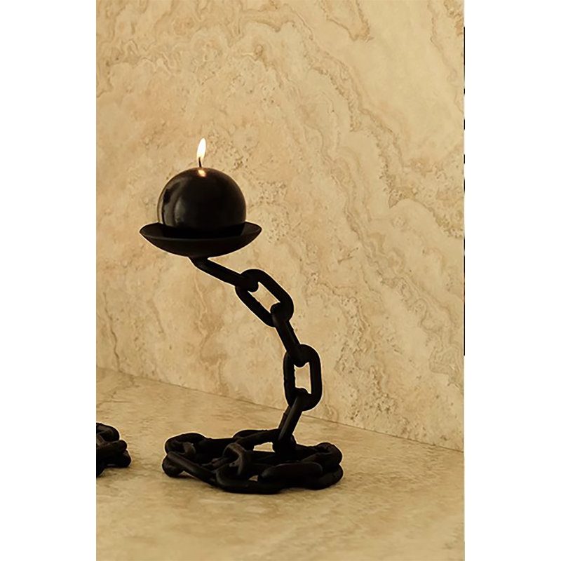 8.27'' H Metal Tabletop Candlestick