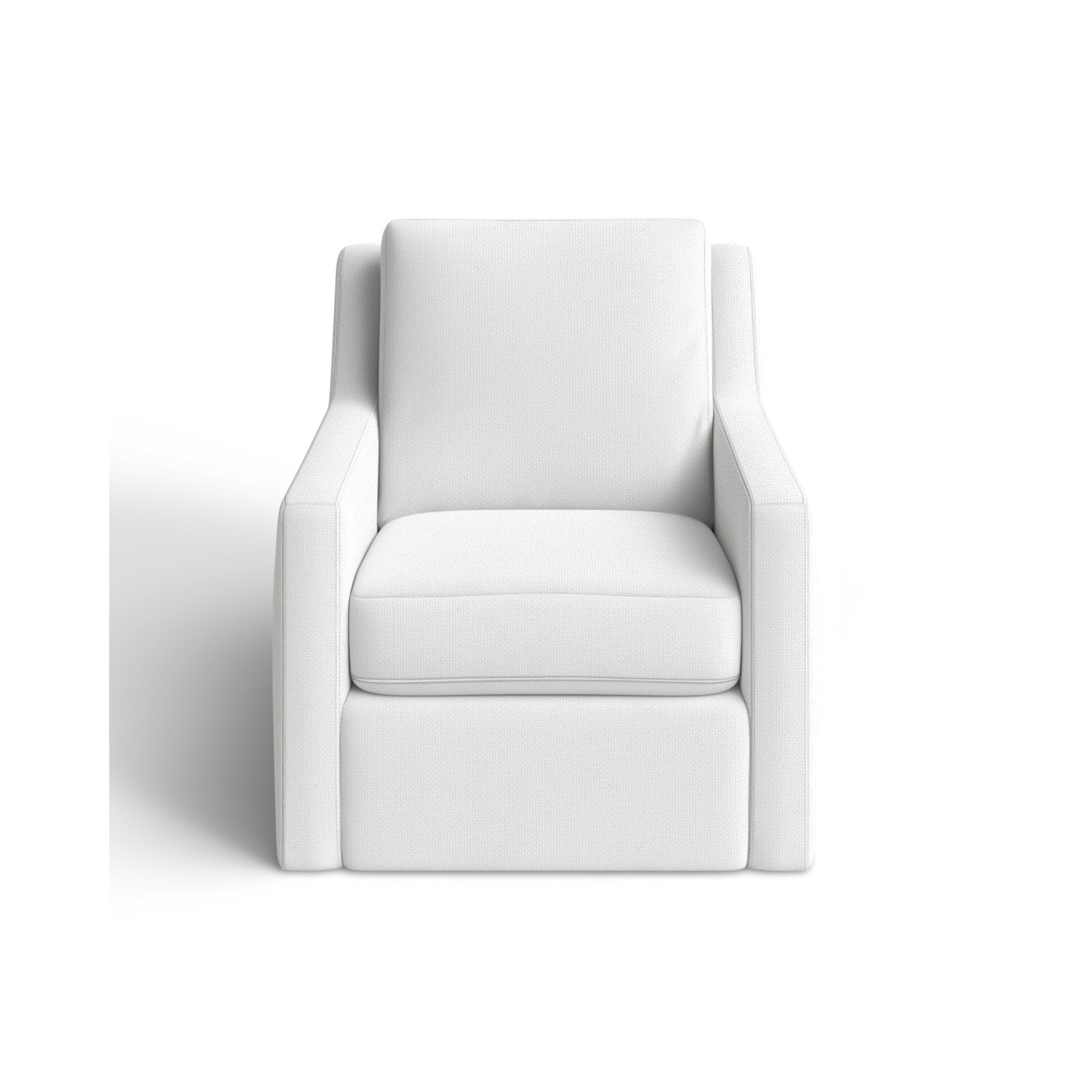 Milunka Upholstered Armchair, Ida White