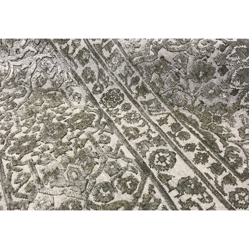 Windsom Hand-Knotted High-Quality Beige and Brown Area Rug