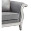 Causeuse en tissu avec 3 coussins