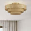 Très grande semi-encastrée 5 lumières Weavington