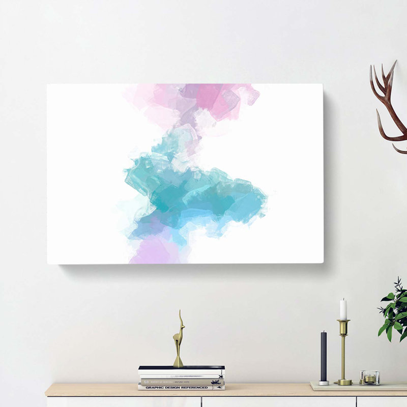 Wonders Of Colour In Abstract - Wrapped Canvas Painting, 60cm H x 91cm W x 3cm D