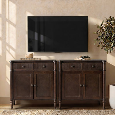 Armoire d'appoint 1 tiroir 2 portes Hoai