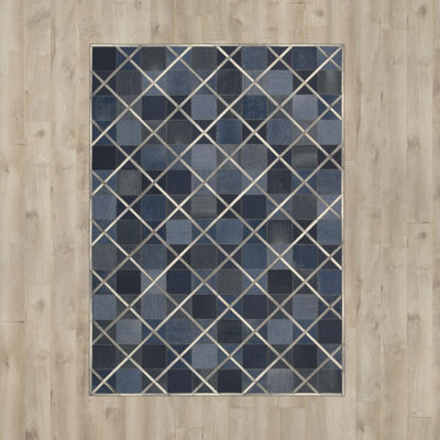 Rosenblatt Cotton Geometric Indoor Rug