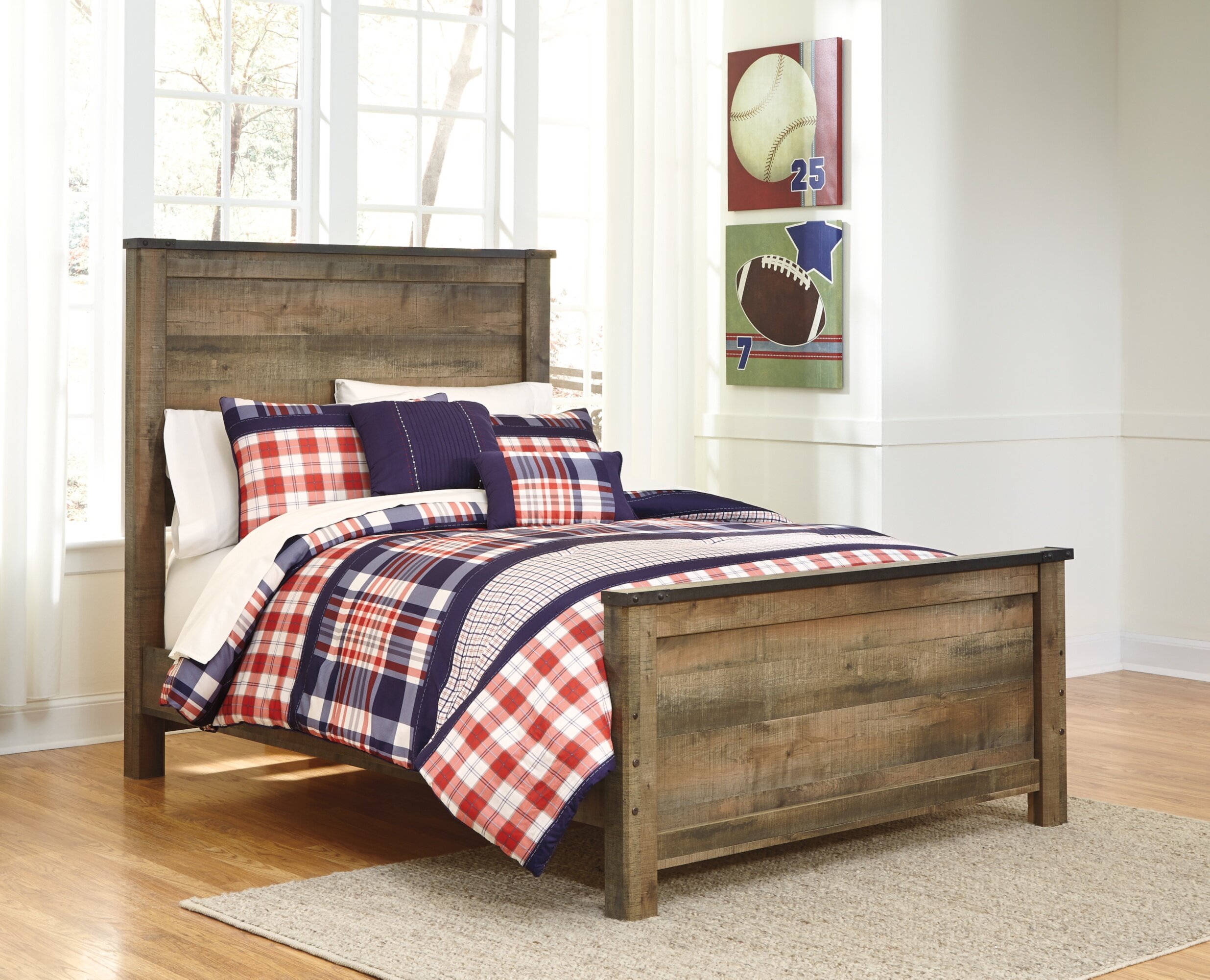 Ashley trinell 2024 twin trundle bed