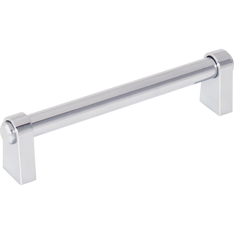Lawrence Bar Pull, Polished Chrome, 5 1/16" Center To Center