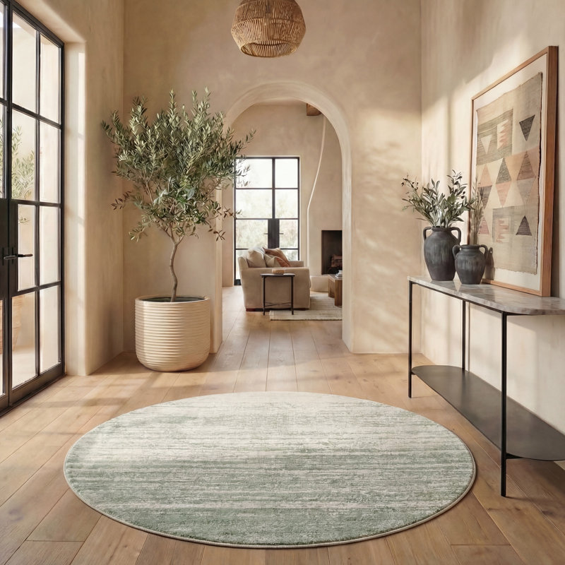 Tapis de performance abstraite Arrietty, Rond 6 pi